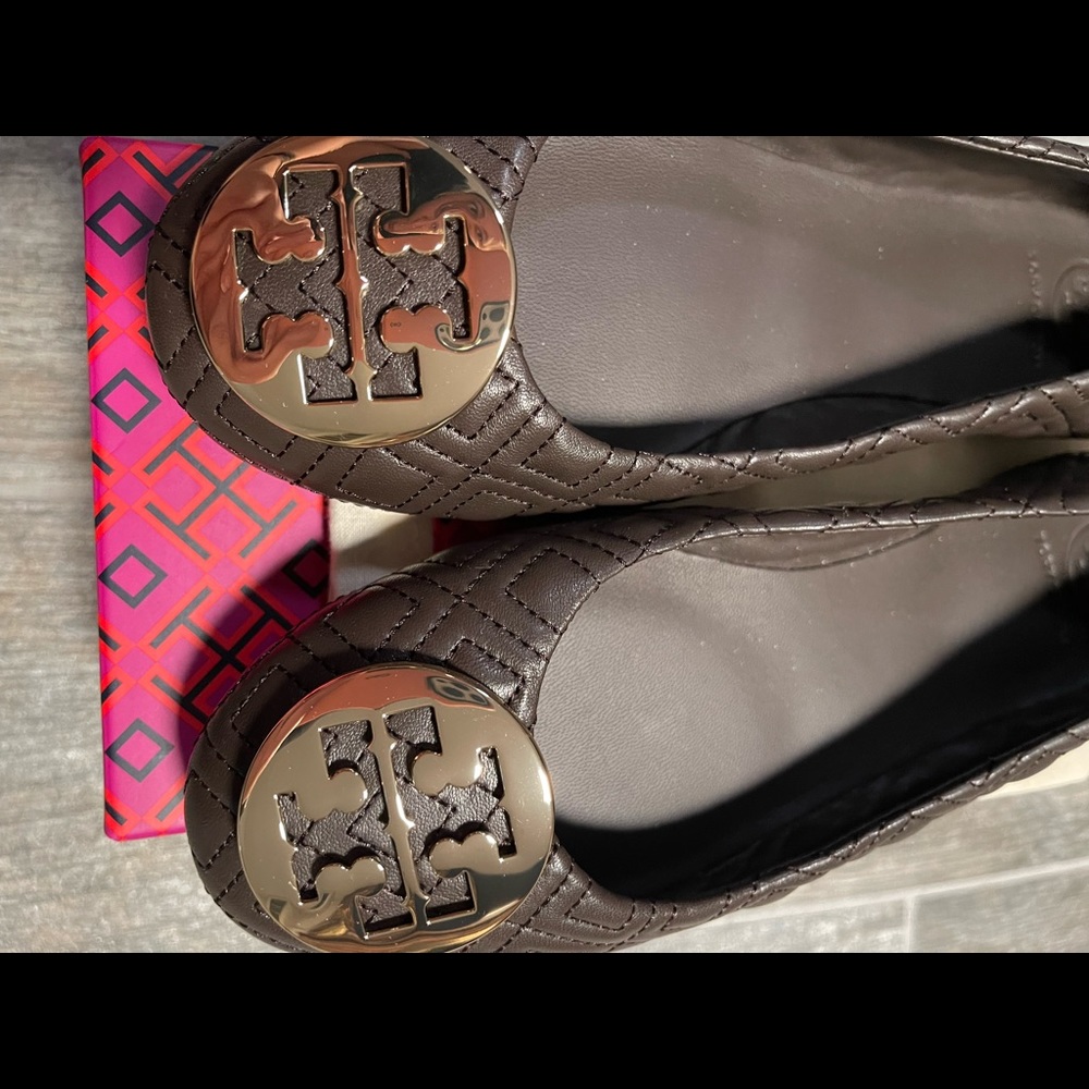 Tory Burch Minnie Travel Ballet Flat Quilted